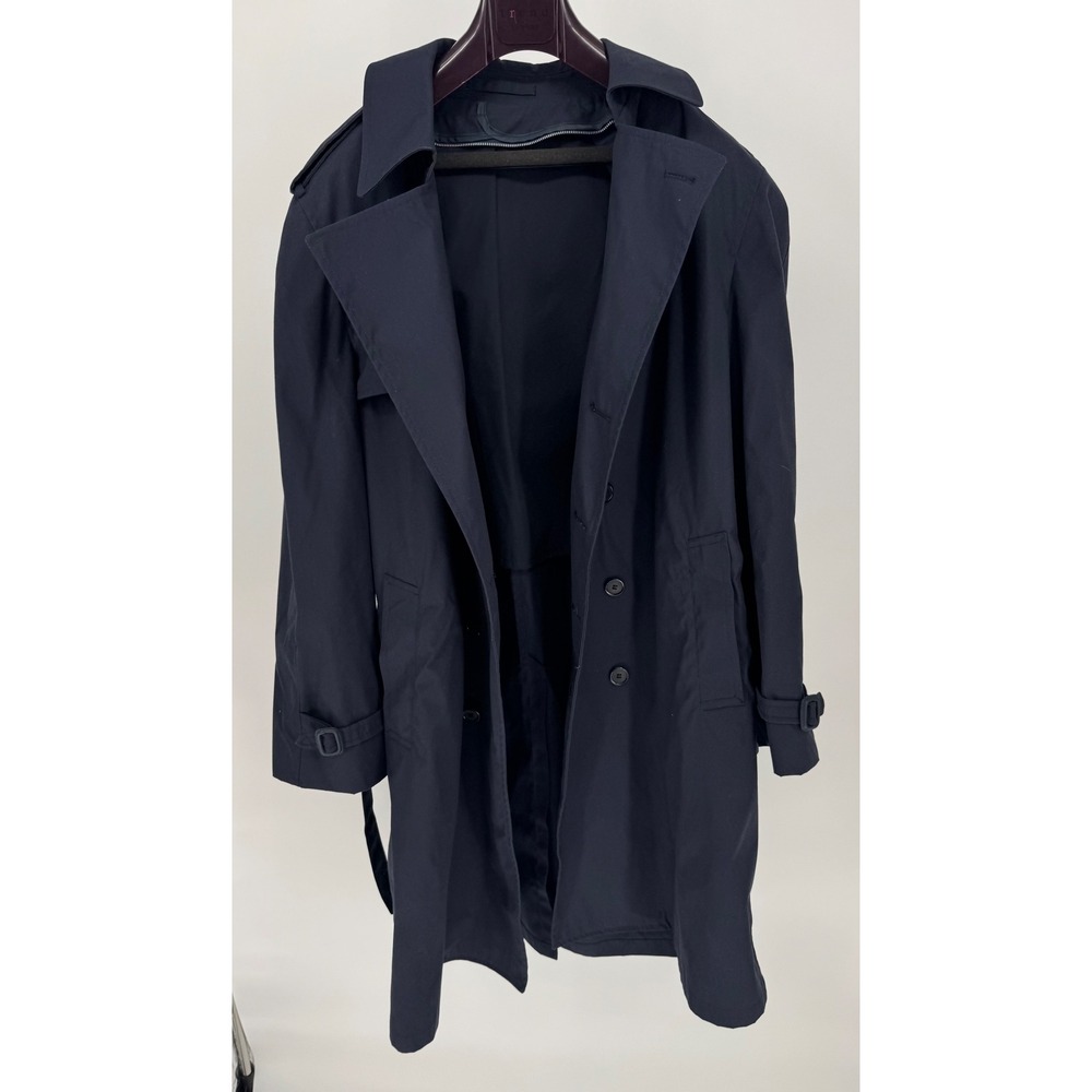 Vintage‎ US Military All-Weather Trench Coat 48R Removable Liner Navy - Picture 9 of 12